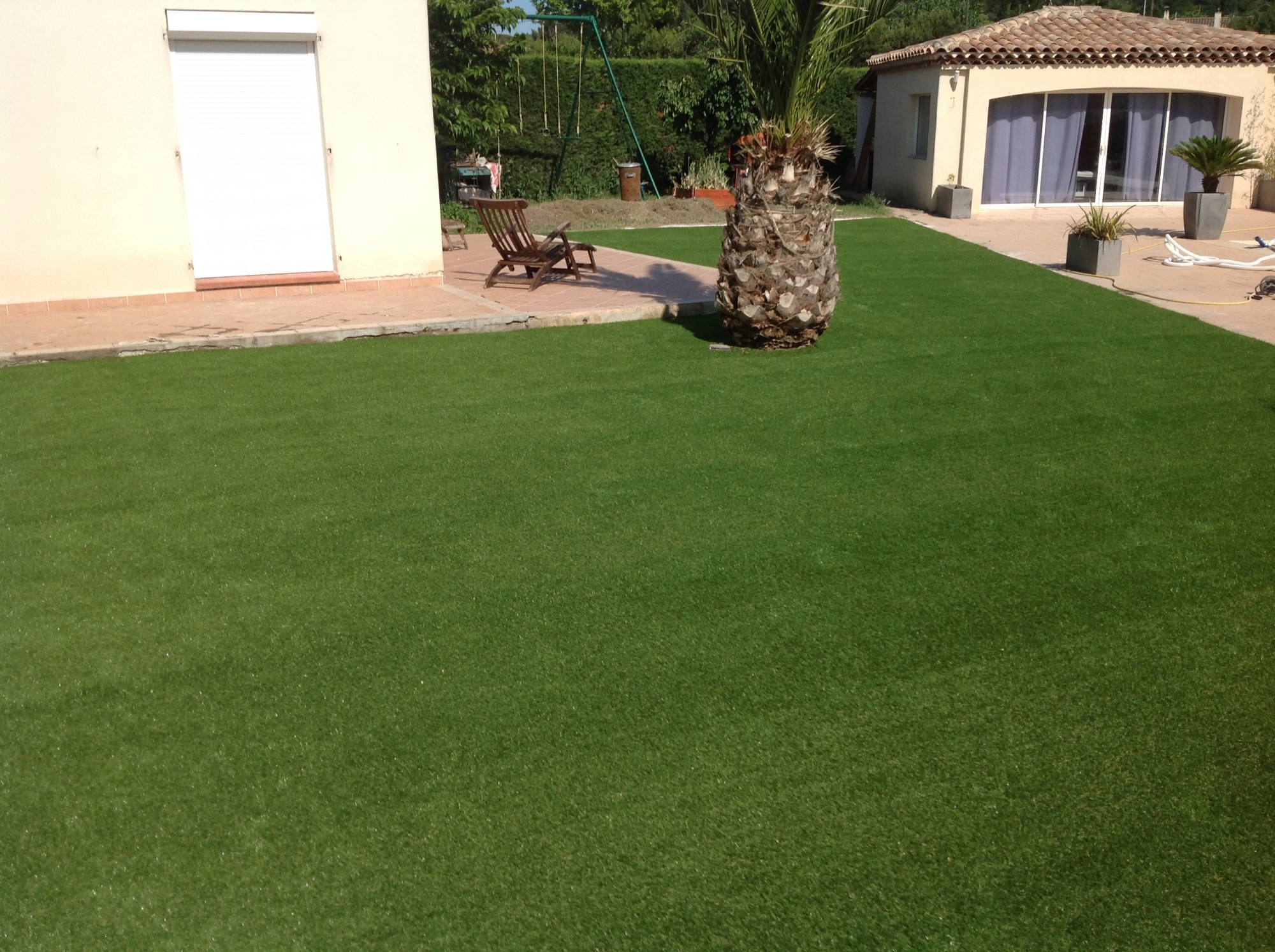 Installation et pose d'un gazon synthétique à Plan de campagne